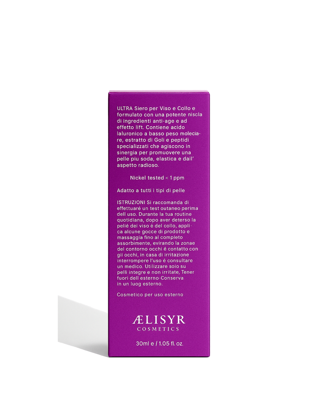 LINEA ULTRA - SIERO VISO e COLLO - V Y shape