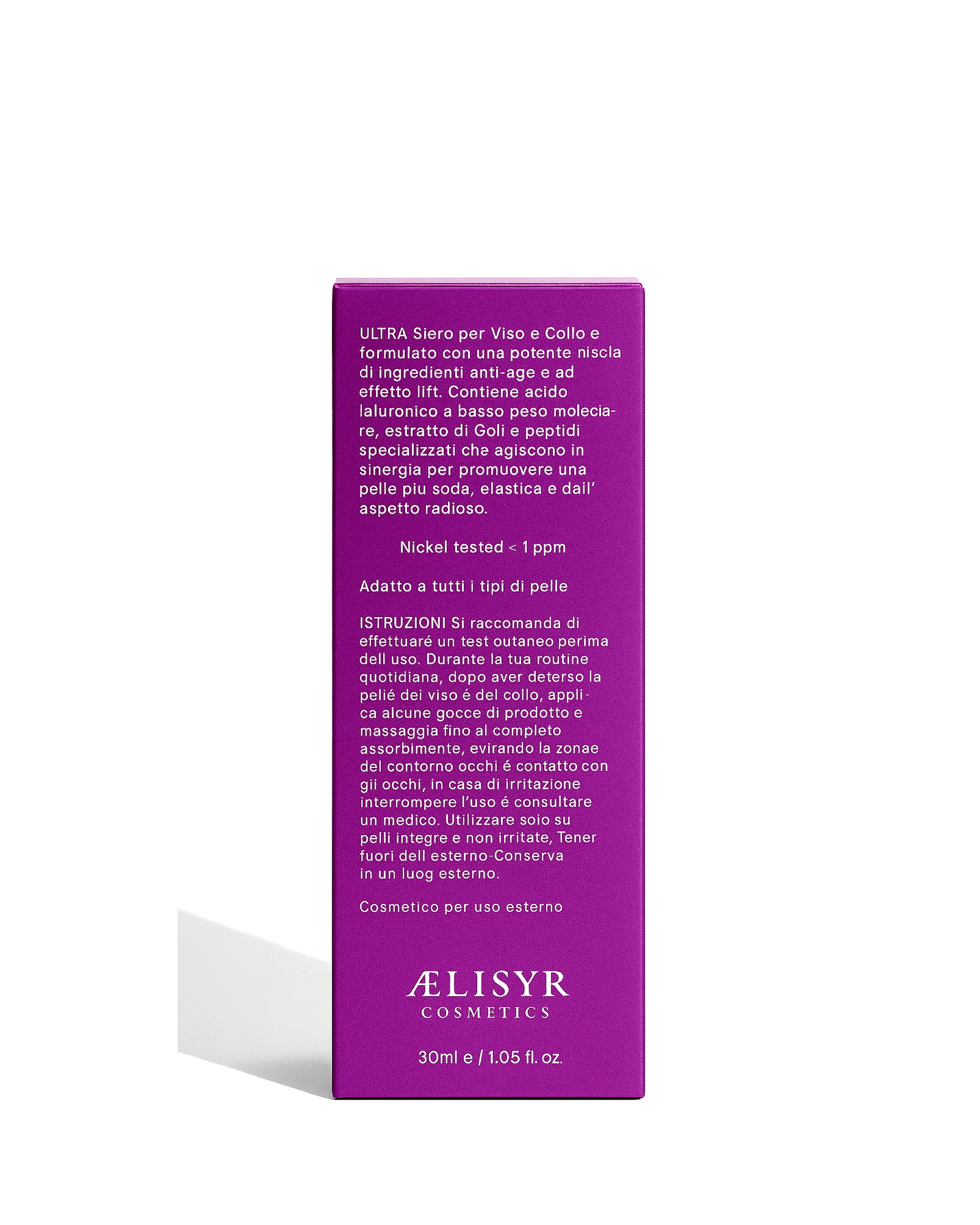 LINEA ULTRA - SIERO VISO e COLLO - V Y shape